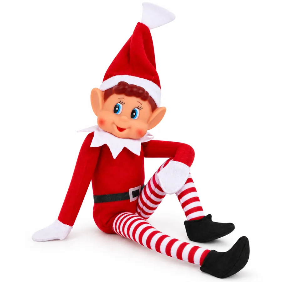 Lutin garçon assis dans une autre pose, illustration générée par IA